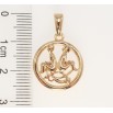 Кулон Fallon Позолота 18K Знак Зодиака Близнецы фото №2 Кулон Fallon Позолота 18K Знак Зодиака Близнецы фото №2
