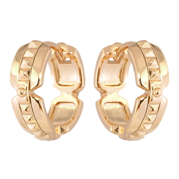 Серьги Xuping Позолота 18K колечки Декоративный узор фото №17