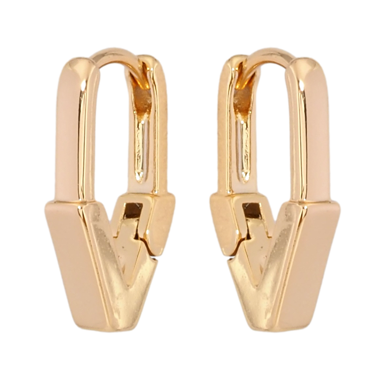Сережки Xuping Позолота 18K колечка Декоративні фото №2 Сережки Xuping Позолота 18K колечка Декоративні фото №2