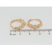 Сережки Xuping Позолота 18K колечка Візерунок з кульок фото №2 Сережки Xuping Позолота 18K колечка Візерунок з кульок фото №2
