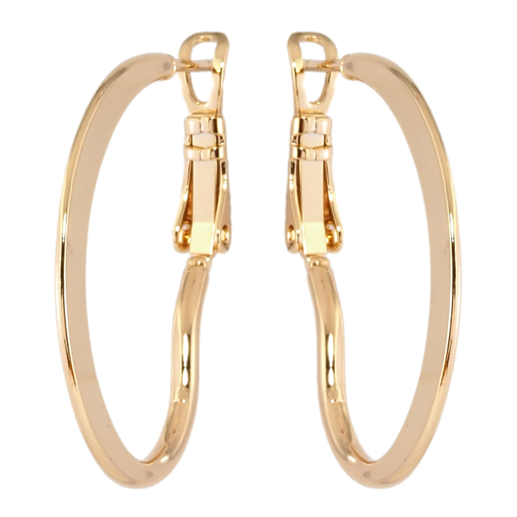 Серьги Xuping Позолота 18K итальянский замок Фигурные фото №5