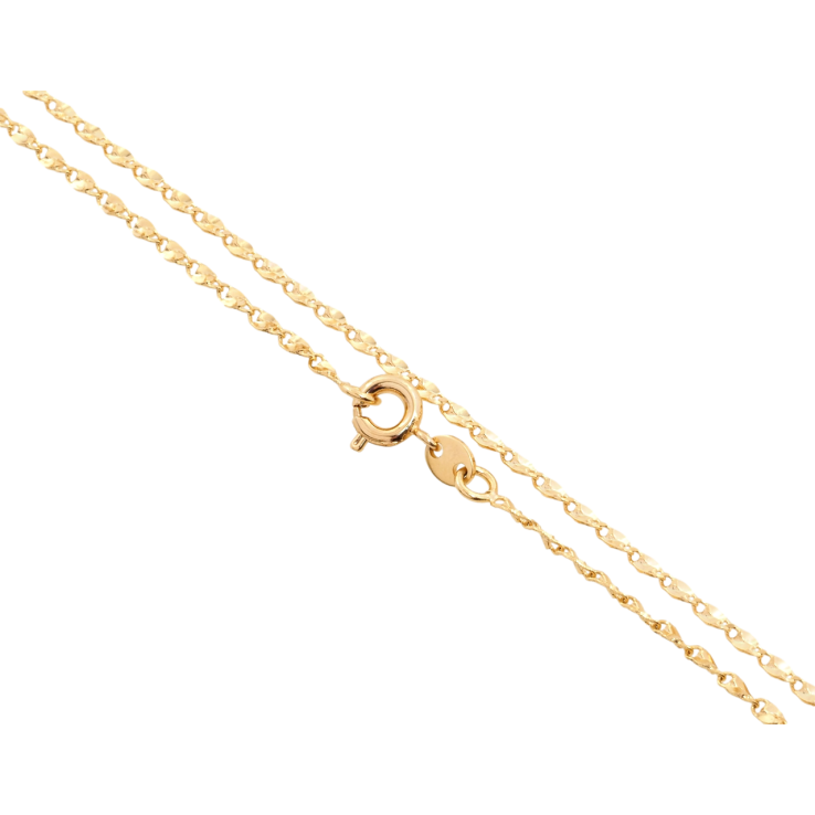 Ланцюжок Xuping Позолота 18K Плетіння Морський ланцюг декоративний довжина 45см х 2мм фото №6