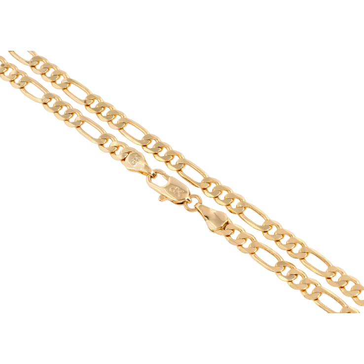 Ланцюжок Xuping Позолота 18K Плетіння Фігаро довжина 50см х 4мм фото №6