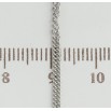 Ланцюжок Xuping ТТМ Stainless Steel колір Родій Плетіння Кобра перекручене довжина 45см х 2мм фото №2