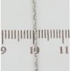Ланцюжок Xuping ТТМ Stainless Steel колір Родій Плетіння шнур 4-х гранний перекручений довжина 45см х 1мм фото №2 Ланцюжок Xuping ТТМ Stainless Steel колір Родій Плетіння шнур 4-х гранний перекручений довжина 45см х 1мм фото №2