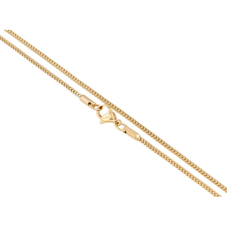 Ланцюжок Xuping ТТМ Stainless Steel колір 18K Плетіння Фантазійне довжина 47см х 2мм фото №14 Ланцюжок Xuping ТТМ Stainless Steel колір 18K Плетіння Фантазійне довжина 47см х 2мм фото №14
