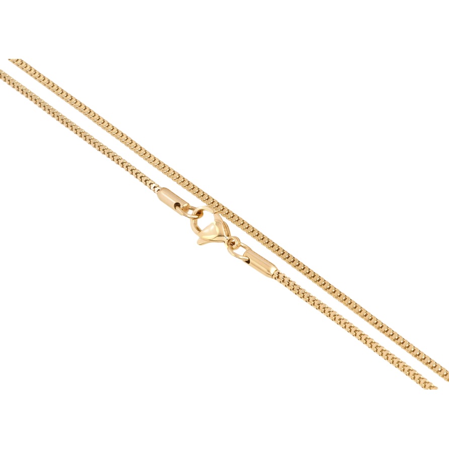 Ланцюжок Xuping ТТМ Stainless Steel колір 18K Плетіння Фантазійне довжина 47см х 2мм фото №1 Ланцюжок Xuping ТТМ Stainless Steel колір 18K Плетіння Фантазійне довжина 47см х 2мм фото №1