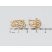 Серьги Xuping Позолота 18K английский замок Цветочный узор с цирконием фото №2 Серьги Xuping Позолота 18K английский замок Цветочный узор с цирконием фото №2