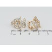 Серьги Xuping Позолота 18K английский замок Ангелочки инкрустация цирконием фото №2 Серьги Xuping Позолота 18K английский замок Ангелочки инкрустация цирконием фото №2