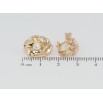 Серьги Xuping Позолота 18K английский замок Декоративные с цирконием фото №2 Серьги Xuping Позолота 18K английский замок Декоративные с цирконием фото №2