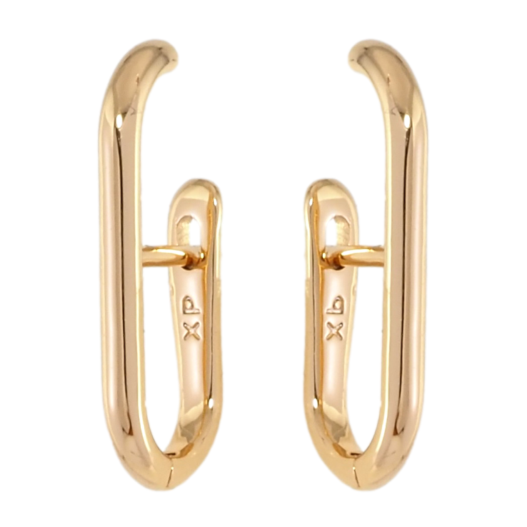 Серьги Xuping Позолота 18K английский замок Дуги фото №8 Серьги Xuping Позолота 18K английский замок Дуги фото №8