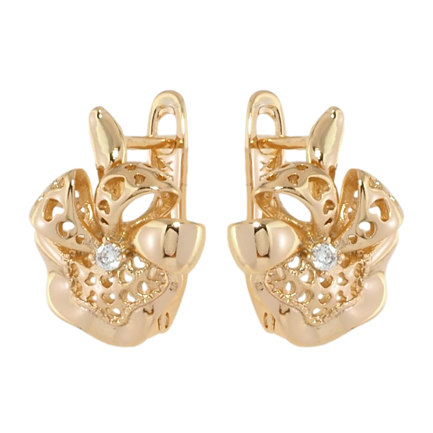 Серьги Xuping Позолота 18K английский замок Декоративные цветочки фото №1 Серьги Xuping Позолота 18K английский замок Декоративные цветочки фото №1