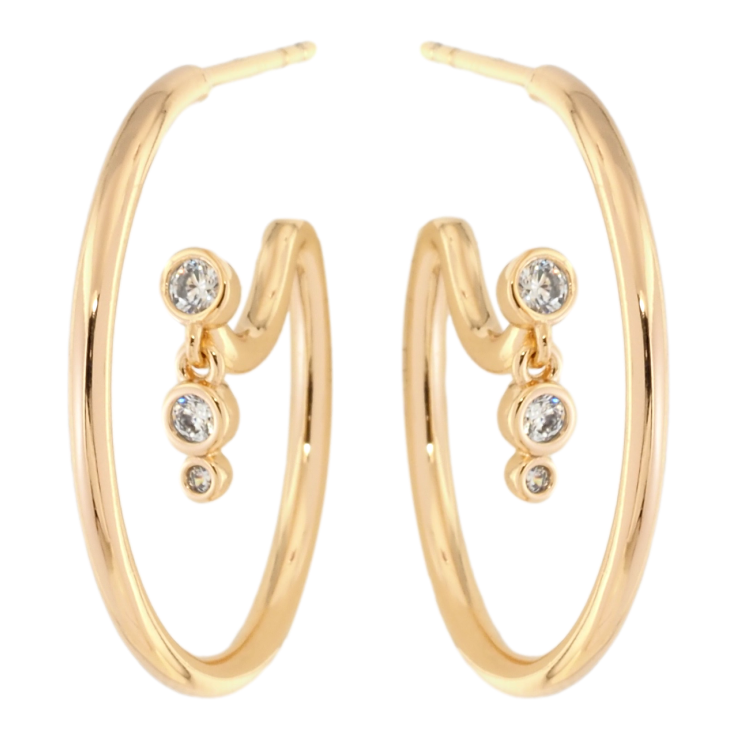 Серьги Xuping Позолота 18K пусеты Декоративные дуги фото №11 Серьги Xuping Позолота 18K пусеты Декоративные дуги фото №11