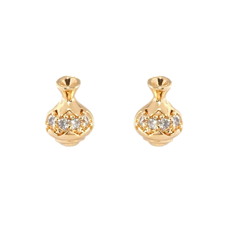 Серьги Xuping Позолота 18K пусеты Вазы фото №19 Серьги Xuping Позолота 18K пусеты Вазы фото №19