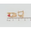 Серьги детские Xuping Позолота 18K английский замок Слоники с коралловыми сердечками фото №2 Серьги детские Xuping Позолота 18K английский замок Слоники с коралловыми сердечками фото №2