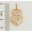 Кулон Xuping Позолота 18K Резные сердечки с цирконием для цепочки до 5мм фото №2 Кулон Xuping Позолота 18K Резные сердечки с цирконием для цепочки до 5мм фото №2