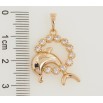 Кулон Xuping Позолота 18K Дельфин для цепочки до 5мм фото №2 Кулон Xuping Позолота 18K Дельфин для цепочки до 5мм фото №2