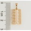 Кулон Xuping Позолота 18K Резной узор с дорожкой циркония для цепочки до 5мм фото №2 Кулон Xuping Позолота 18K Резной узор с дорожкой циркония для цепочки до 5мм фото №2