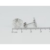 Серьги Xuping TTM Stainless Steel цвет Родий пусеты Бабочки фото №2