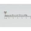 Серьги Xuping TTM Stainless Steel цвет Родий пусеты Декоративные подвески фото №2
