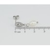 Сережки Xuping TTM Stainless Steel колір Родій пусети Перлинні підвіски фото №2 Сережки Xuping TTM Stainless Steel колір Родій пусети Перлинні підвіски фото №2