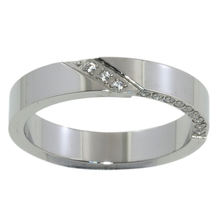 Кольцо Xuping TTM Stainless Steel Цвет Родий Узор кристаллами, шир. 4мм фото №17 Кольцо Xuping TTM Stainless Steel Цвет Родий Узор кристаллами, шир. 4мм фото №17
