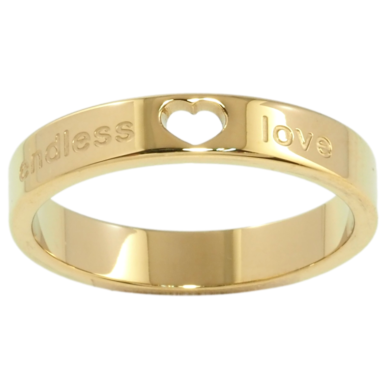 Каблучка Xuping TTM Stainless Steel Колір 14К Нескінченне кохання, шир. 3.5мм фото №7 Каблучка Xuping TTM Stainless Steel Колір 14К Нескінченне кохання, шир. 3.5мм фото №7