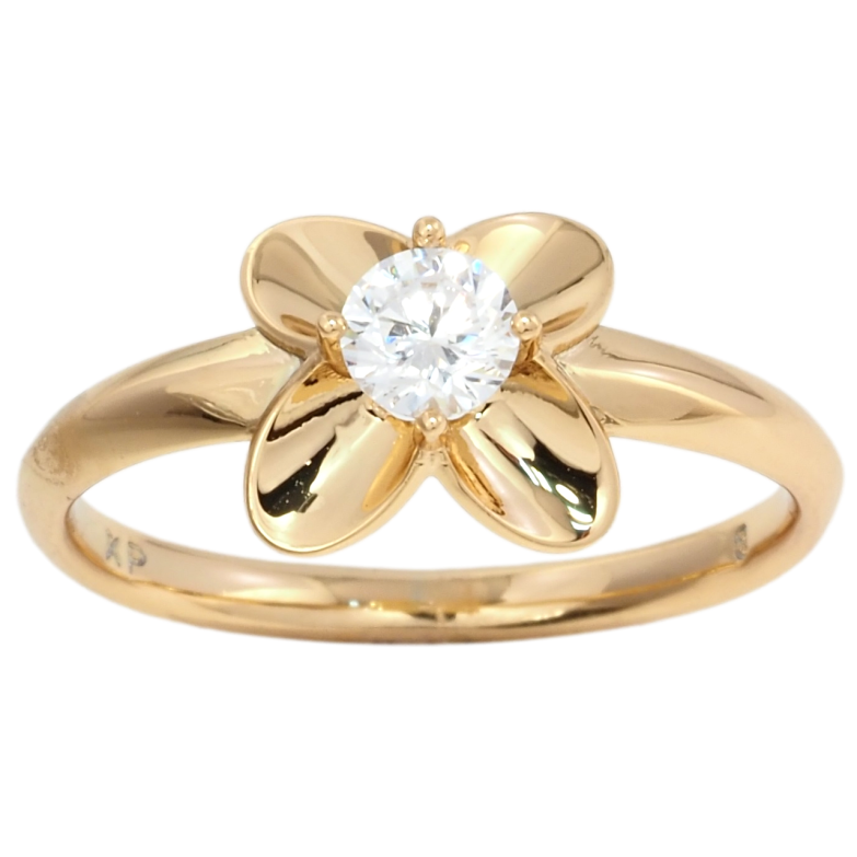 Каблучка Xuping Позолота 18K Квітка з фіанітом фото №24 Каблучка Xuping Позолота 18K Квітка з фіанітом фото №24