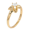Каблучка Xuping Позолота 18K Квітка з фіанітом фото №2 Каблучка Xuping Позолота 18K Квітка з фіанітом фото №2