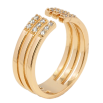 Кольцо Xuping Позолота 18K Декоративное с цирконием фото №2 Кольцо Xuping Позолота 18K Декоративное с цирконием фото №2