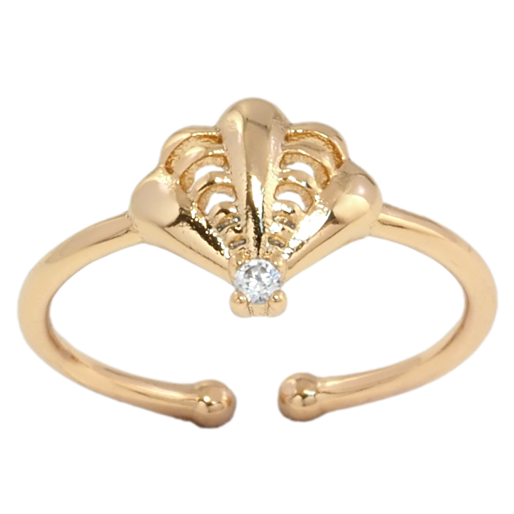 Кольцо Xuping Позолота 18K Ракушка фото №23