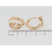Серьги Xuping M&L Цвет 18K колечки Узор с разноцветным цирконием фото №2 Серьги Xuping M&L Цвет 18K колечки Узор с разноцветным цирконием фото №2