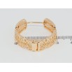 Серьги Xuping M&L Цвет 18K колечки Декоративный резной узор фото №2 Серьги Xuping M&L Цвет 18K колечки Декоративный резной узор фото №2
