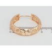 Сережки Xuping M&L Колір 18K колечка Декоративний різьблений візерунок фото №2