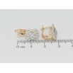 Сережки Xuping Позолота 18K + Родій англійський замок Інкрустація цирконієм фото №2