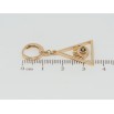 Серьги Xuping Позолота 18K подвески на колечках Всевидящее око с черной эмалью фото №2 Серьги Xuping Позолота 18K подвески на колечках Всевидящее око с черной эмалью фото №2