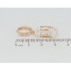 Серьги Xuping Позолота 18K подвески на колечках Скрепки фото №2 Серьги Xuping Позолота 18K подвески на колечках Скрепки фото №2