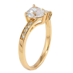 Каблучка Xuping Позолота 18K Кришталеве серце фото №2