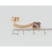Сережки Xuping колір 18K з кристалами Swarovski пусети Дуга кристал з Підвіскою Метелик фото №2 Сережки Xuping колір 18K з кристалами Swarovski пусети Дуга кристал з Підвіскою Метелик фото №2