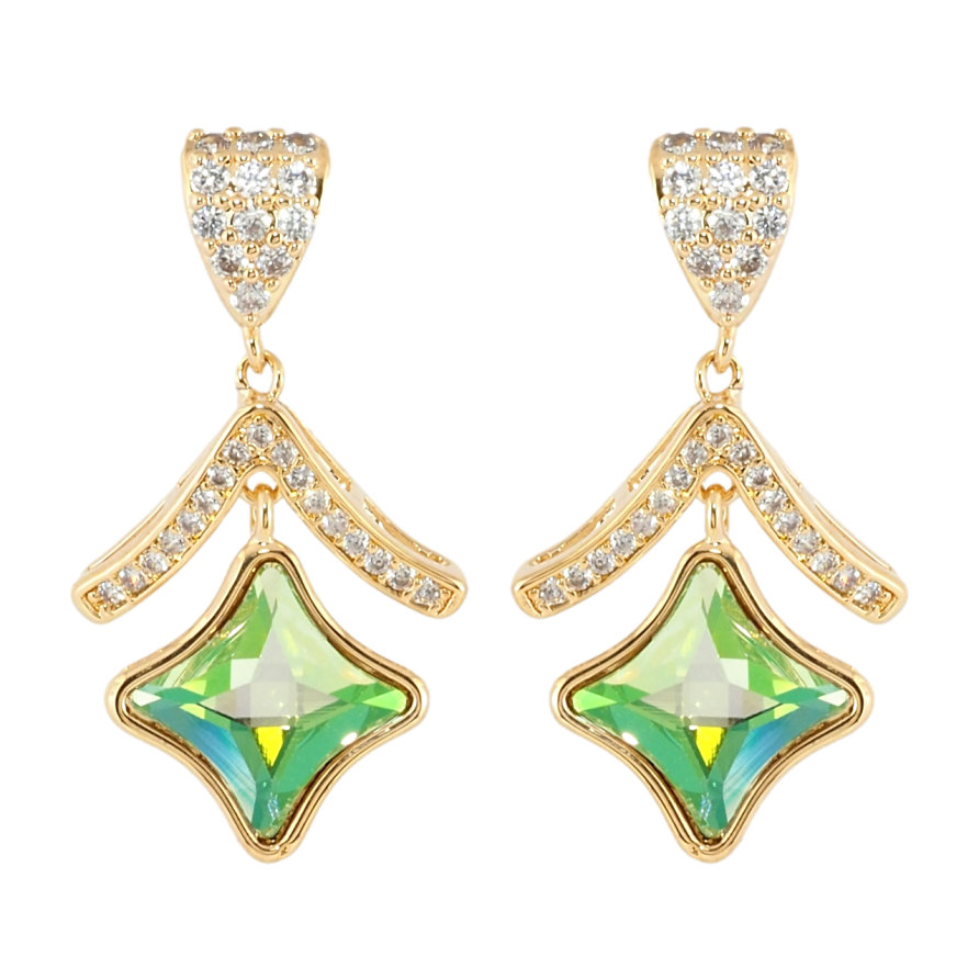 Серьги Xuping цвет 18K с кристаллами Swarovski пусеты Декоративная подвеска с фигурным кристаллом фото №1 Серьги Xuping цвет 18K с кристаллами Swarovski пусеты Декоративная подвеска с фигурным кристаллом фото №1
