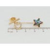 Сережки Xuping колір 18K з кристалами Swarovski пусети Сердечко та Кристал Зірочка фото №3 Сережки Xuping колір 18K з кристалами Swarovski пусети Сердечко та Кристал Зірочка фото №3