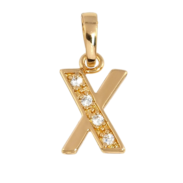 Кулон Xuping Позолота 18K Буква Х фото №11 Кулон Xuping Позолота 18K Буква Х фото №11