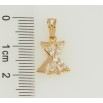 Кулон Xuping Позолота 18K Буква X с цирконием фото №2 Кулон Xuping Позолота 18K Буква X с цирконием фото №2