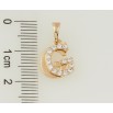 Кулон Xuping Позолота 18K Буква G с цирконием фото №2 Кулон Xuping Позолота 18K Буква G с цирконием фото №2