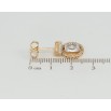 Серьги Xuping Позолота 18K пусеты Кристальные подвески фото №2 Серьги Xuping Позолота 18K пусеты Кристальные подвески фото №2