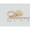 Серьги Xuping Позолота 18K подвески на колечках Цветочки фото №2 Серьги Xuping Позолота 18K подвески на колечках Цветочки фото №2