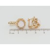 Сережки Xuping колір 18K з кристалами Swarovski англійський замок Бутони з кристалом Rose Opal фото №2 Сережки Xuping колір 18K з кристалами Swarovski англійський замок Бутони з кристалом Rose Opal фото №2