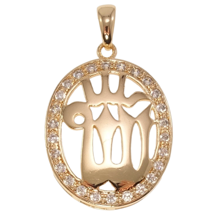 Кулон Fallon Позолота 18K Мусульманская подвеска с цирконием фото №14 Кулон Fallon Позолота 18K Мусульманская подвеска с цирконием фото №14