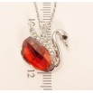 Кулон Xuping цвет Родий с кристаллами Swarovski на цепочке Лебедь Вставка Красный Кристалл длина 38,5-43,5см фото №3 Кулон Xuping цвет Родий с кристаллами Swarovski на цепочке Лебедь Вставка Красный Кристалл длина 38,5-43,5см фото №3