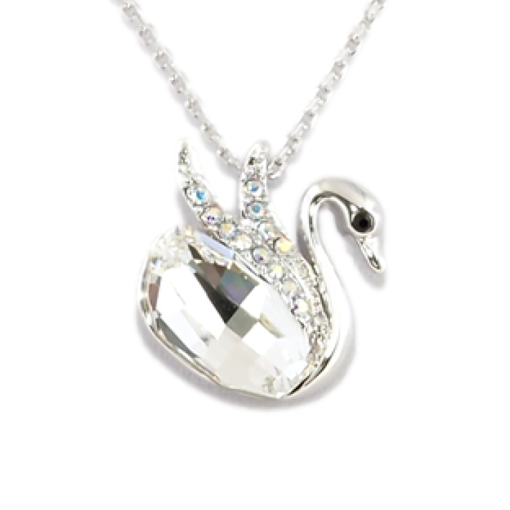 Кулон Xuping колір Родій із кристалами Swarovski на ланцюжку Лебідь Вставка Прозорий Кристал довжина 38,5-43,5см фото №21 Кулон Xuping колір Родій із кристалами Swarovski на ланцюжку Лебідь Вставка Прозорий Кристал довжина 38,5-43,5см фото №21